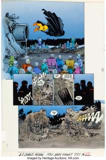 Varley, Lynn - Lynn Varley Batman: The Dark Knight #2 Story Page 42 Production Color Original Art (DC, 1986)....
