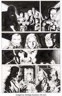 Cheung, Jim - Jim Cheung and Drew Geraci Young Avengers #4 Story Page 9 Original Art (Marvel, 2005)....
