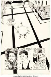 Dringenberg, Mike - Mike Dringenberg and Malcolm Jones III Sandman #21 Death Story Page 12 Original Art (DC, 1990)....
