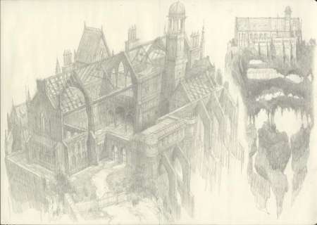 Armel Gaulme - Illustration originale - Les Rats dans les murs - Les Carnets Lovecraft