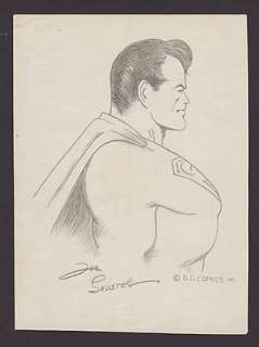 JOE SHUSTER SUPERMAN Sketch | ComicConnect