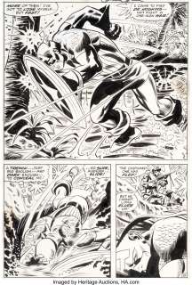 Colan, Gene | Gene Colan and Frank Giacoia Captain America #125 Story Page 10 Original Art (Marvel, 1970).... | Heritage