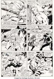 Buscema, John | John Buscema and Tom Palmer The Avengers #83 Story Page 16 Original Art (Marvel, 1970).... | Heritage