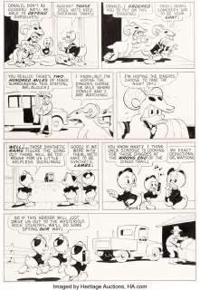 Barks, Carl | Carl Barks Walt Disney’s Uncle Scrooge #62 Story Page 7 Original Art (Gold Key, 1966).... | Heritage