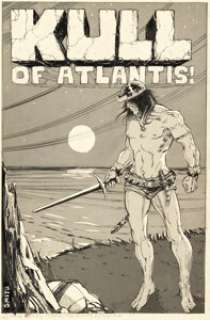 Smith, Barry - Barry Smith "Kull of Atlantis" Cover Original Art (c. 1970)....