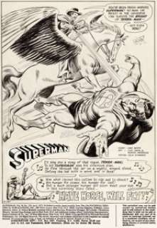 Swan, Curt | Curt Swan and Murphy Anderson Superman #250 Splash Page 1 Original Art (DC, 1972). ... | Heritage