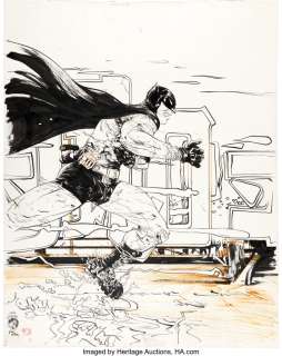 Pope, Paul - Paul Pope Batman: Year 100 #1 Story Pages 1-4 Original Art Group of 4 (DC, 2006).... (Total: 4 Original Art)