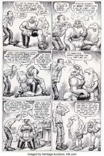 Crumb, Robert | Robert Crumb Hup #4 "Mr. Natural and Flakey Foont in A Bitchin’ Bod!" Story Page 3 Original Art (Last Gasp, 1992).... | Heritage