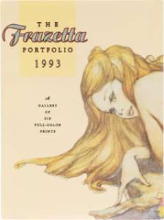 Frazetta, Frank - Frank Frazetta Famous Funnies Eight Covers Portfolio (Russ Cochran, 1975), Fire and Ice Portfolio (Fra... (Total: 4 Items)