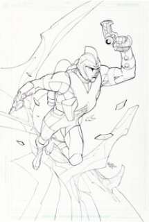 Ferry, Pascual - Pasqual Ferry Adam Strange Cover Preliminary Original Art (Planeta DeAgostini, 2007). ...