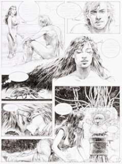 Serpieri, Paolo | Paolo Serpieri Morbus Gravis I: Druuna Story Page 7 Original Art (Dargaud, 1986).... | Heritage