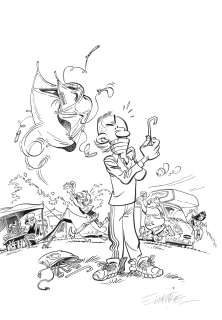 LES CAMPEURS, Maltaite, tome 1, 2006, couverture, encre, papier, 297 x… | Bamboo Edition