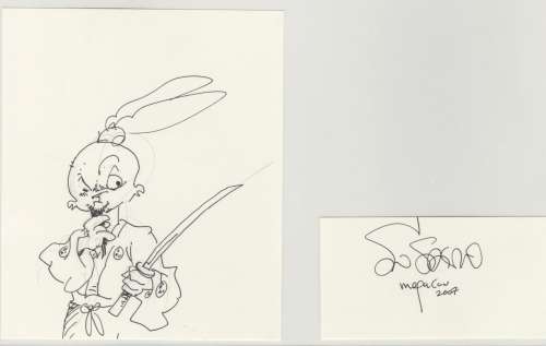 Stan Sakai | Usagi Yojimbo Original Art & cut signed | Neat Stuff Vault