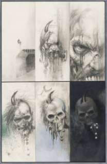 Simon Bisley - A1 #2 Complete 5-Page Story "Kyrn" Original Art (Atomeka Press, 1989).... (Total: 5 Original Art)