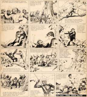Hal Foster | Tarzan Sunday Comic Strip Original Art dated 1-6-1935 (United Feature Syndicate, 1935).... | Heritage