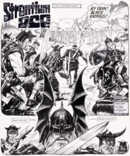 Carlos Ezquerra - 2000 AD Prog #452 Strontium Dog Story Page 1 Original Art (IPC, 1986)....