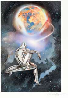 Gil Formosa - Just Imagine Stan Lee‘s Superman #1 Silver Surfer Illustration Original Art (Semic, 2002).