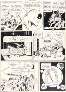 Jerry Robinson Batman #14 Story Page 11 Original Art (DC, 1943).