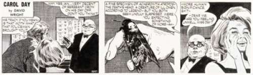 David Wright Carol Day Daily Comic Strip #1847 Original Art (London Daily Mail, c. 1962). | Heritage