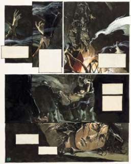 Guillaume Sorel Typhaon, Éléonore #1 Story Page 2 Original art (Casterman, 2000). | Heritage