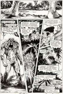 Steve Bissette, John Totleben, and Ron Randall Swamp Thing #44 Story Page 20 Original Art (DC, 1986).