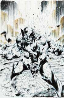 Trevor Hairsine and Kris Justice X-Men: Deadly Genesis #1 Variant Cover Original Art (Marvel, 2006).