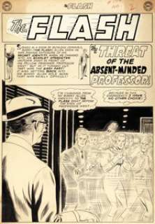 Carmine Infantino and Joe Giella Flash #134 Complete 10-Page Story Original Art (DC, 1963). (Total: 11 Items)