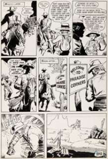 Tony DeZuñiga All-Star Western #10 Jonah Hex Story Page 16 Original Art (DC, 1972).