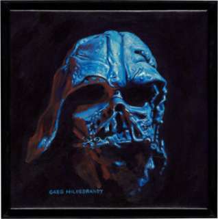 Greg Hildebrandt - Darth Vader Funeral Pyre Mask Painting Original Art (2021). | Heritage