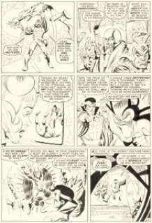 Steve Ditko Strange Tales #141 Dr. Strange Story Page 6 Original Art (Marvel, 1966).