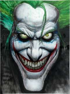 Simon Bisley - The Joker Painting Original Art (undated).