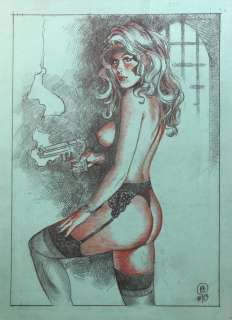 Marco Bianchini | Marco Bianchini - Ramba - Illustrazione a colori | Catawiki