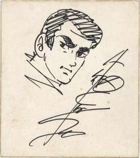 Shunji Obata’s Hand-Drawn Shikishi "Captain Ultra" by Takehiko Hongo | Mandarake (Big Web)