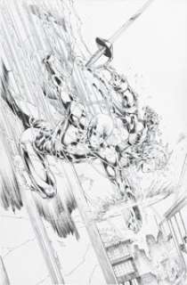 Brett Booth and Norm Rapmund Convergence Speed Force #2 Cover Original Art (DC, 2015).