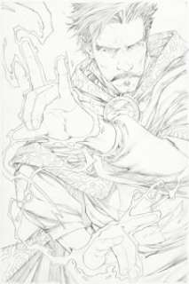 Shane Davis Doctor Strange: Last Days of Magic #1 Variant Cover Pencils Original Art (Marvel, 2016).