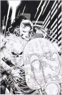 Paulo Siqueira Daredevil: Unleash Hell - Red Band #4 Cover Original Art (Marvel, 2025).