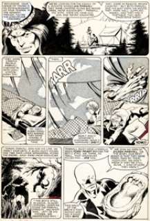 John Byrne and Terry Austin The X-Men #139 Alpha Flight Story Page 17 Original Art (Marvel, 1980).