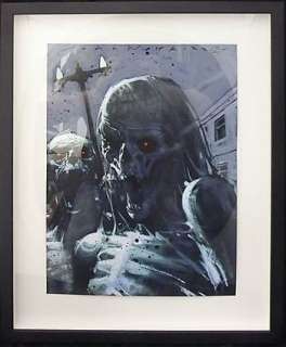 WALKING DEAD PRODUCTION ART JOHN WATKISS: ZOMBIES #7 Sketch