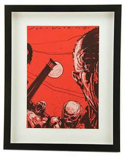 WALKING DEAD PRODUCTION ART JOHN WATKISS: ZOMBIES #8 Preliminary Sketch