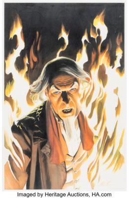 Alex Ross Uncle Sam #2 Cover Painting Original Art (DC, 1997).