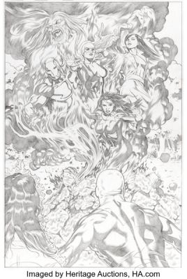 Dale Eaglesham Alpha Flight #7 Splash Page 14 Original Art (Marvel, 2012). | Heritage