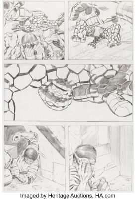 Barry Smith - Fantastic Four The Thing Sample Story Page 3 Original Art (1968). | Heritage