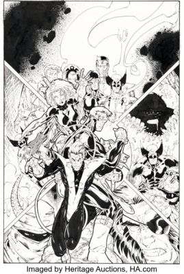 Brett Booth and Sal Regla X-Men Unlimited #25 Cover Original Art (Marvel, 1999). | Heritage