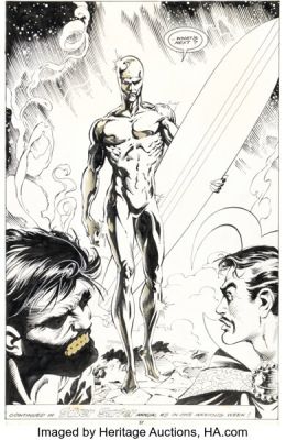 James Fry and Chris Ivy Namor, the Sub-Mariner Annual #2 Original Defenders Splash Page 30 Original Art (Marvel, 1992).