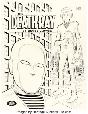 Daniel Clowes The Death-Ray Trade Paperback Cover Illustration Original Art (Drawn & Quarterly, 2011). | Heritage