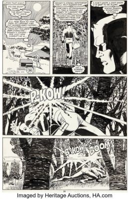 John Romita Jr. and Al Williamson Daredevil #272 Story Page 20 Original Art (Marvel, 1988). | Heritage