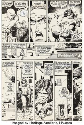 Barry Smith and Sal Buscema Conan the Barbarian #11 Story Page 9 Original Art (Marvel, 1971). | Heritage