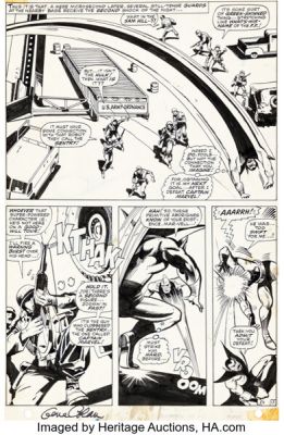 Gene Colan and Vince Colletta Captain Marvel #2 Story Page 17 Original Art (Marvel, 1968). | Heritage