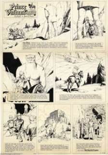 Hal Foster - Prince Valiant Sunday Comic Strip Original Art, dated 2-18-62 (King Features Syndicate, 1962). A giant - | Heritage