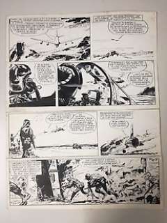 Jijé (Joseph Gillain) / Jean-Michel Charlier - Jijé - Originele pagina (p.43) - Tanguy et Laverdure T17 - Mission Dernière chance - (1972)